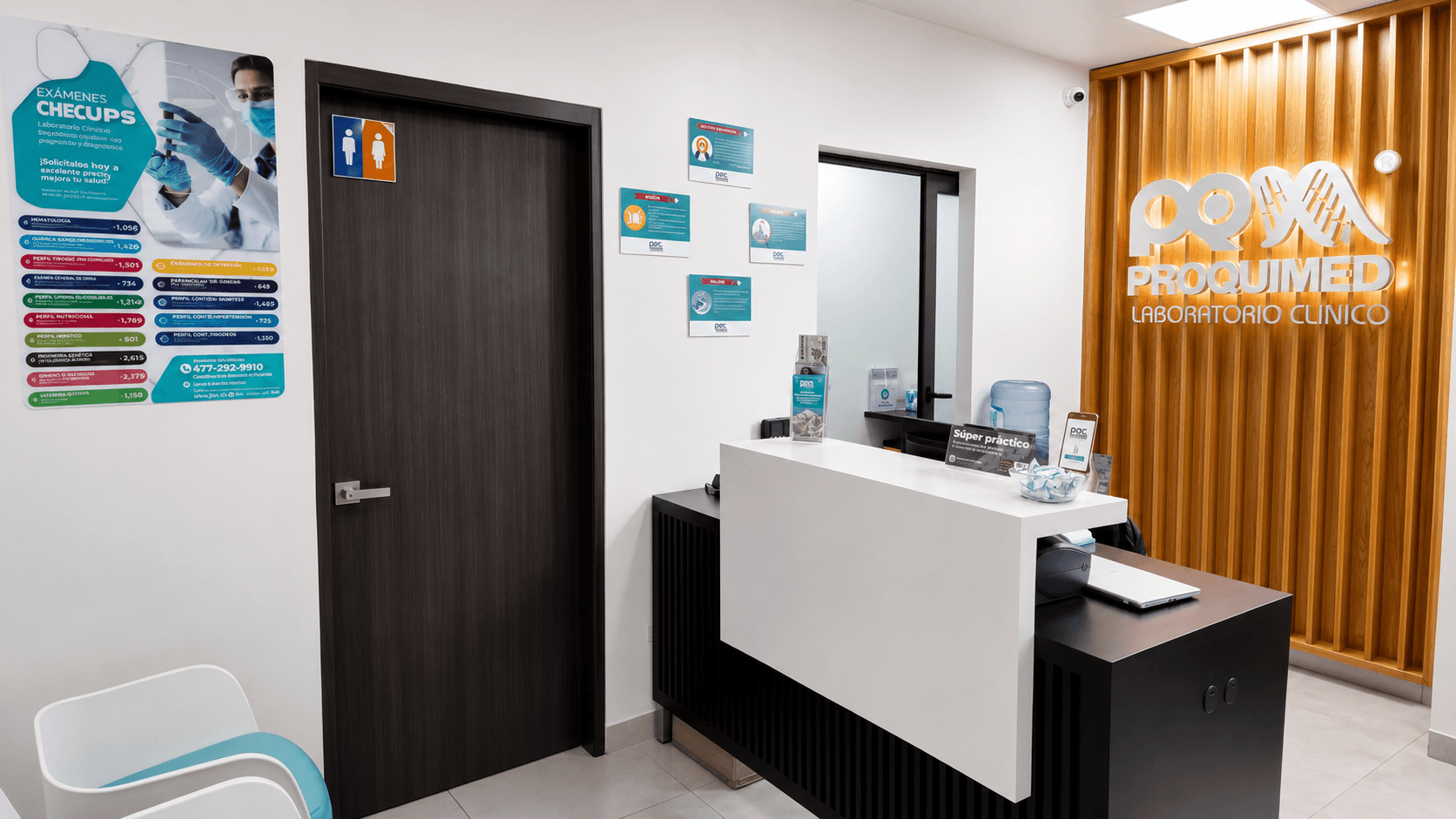 Laboratorio clínico Proquimed retocado en Santa Fe