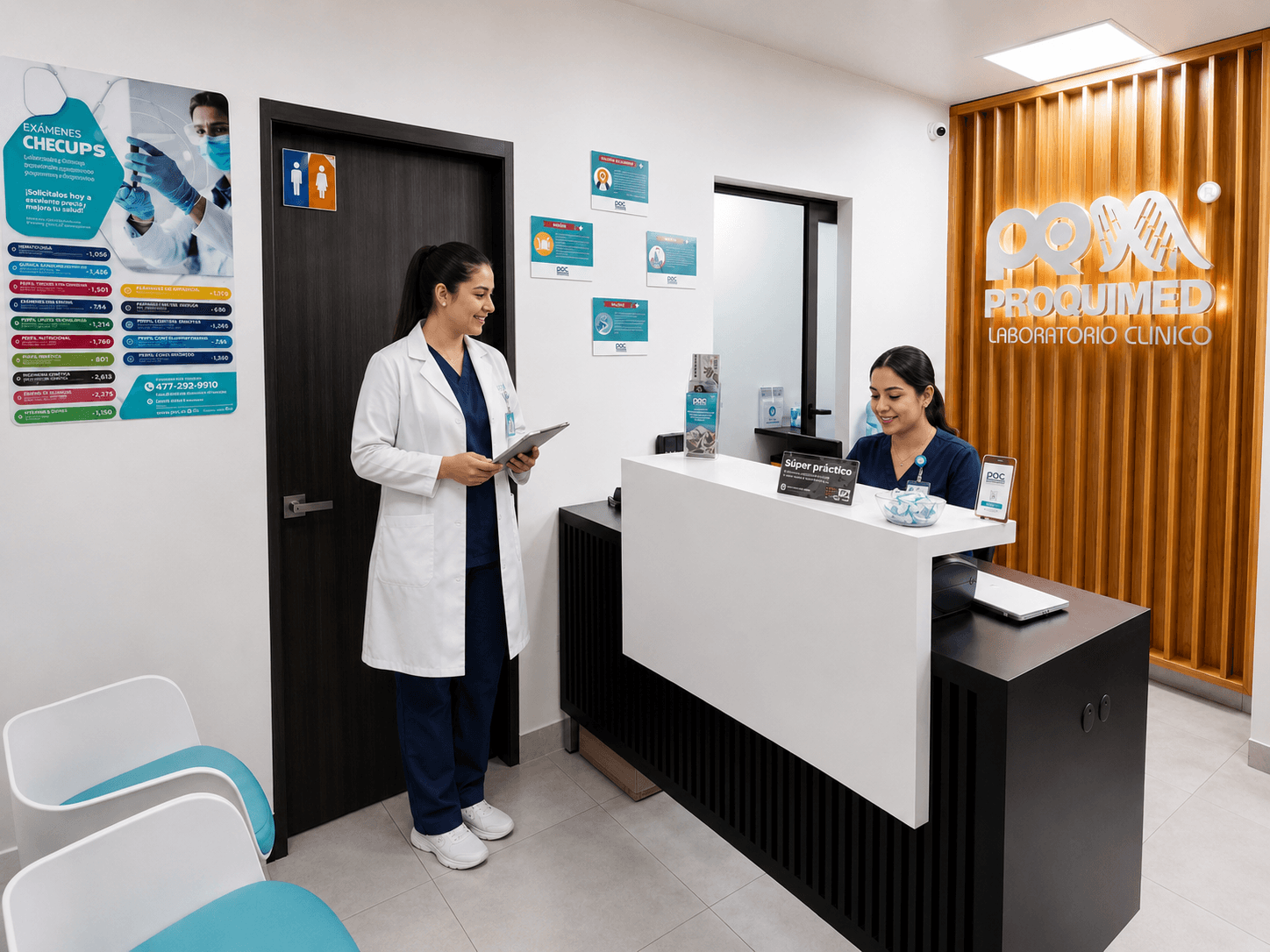 Laboratorio Proquimed dentro de Clínica Santa Fe